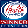 Digital Health Awards winner logo. 