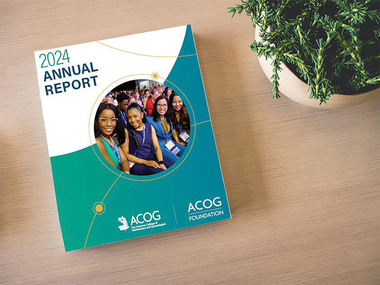 ACOG 2023 Annual Report cover