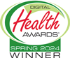 2024 Digital Health Awards winner logo. 