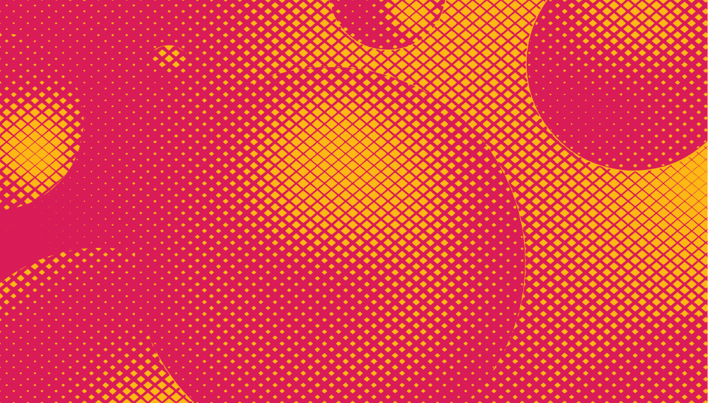 Spaced out circles with grid overlay.