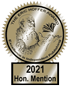 The Eric Hoffer Award seal. 2021 honorable mention.
