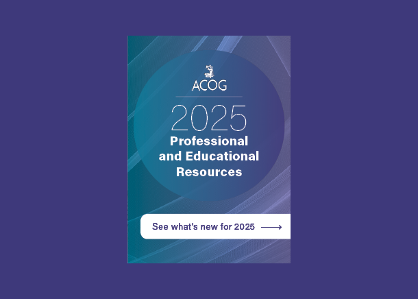2025 ACOG Product Catalog cover.